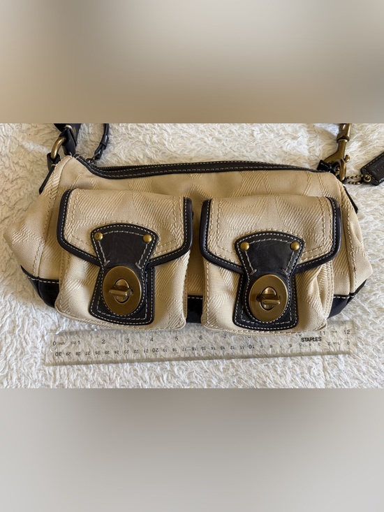 Authentic Vintage Y2K Coach Legacy Signature Jacquard Double 